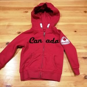 Canadian zip up hoodie